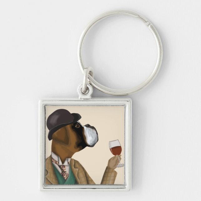 Llavero Boxer Wine Snob (Frente)