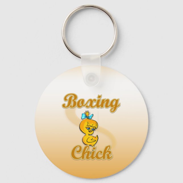 Llavero Boxing Chick (Anverso)