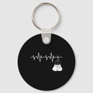 Llavero Boxing Heartbeat - Boxer Boxeador de boxeo Kickbox