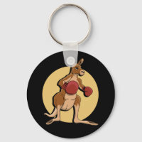 Boxing Kangaroo Keychain