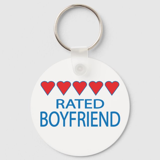Llavero Boyfriend de cinco corazones (Anverso)
