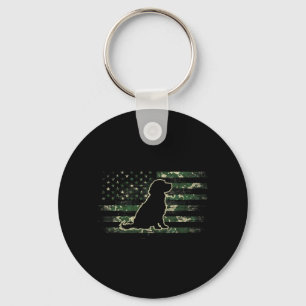 Llavero Boykin Spaniel Camuflaje Bandera Americana USA Per