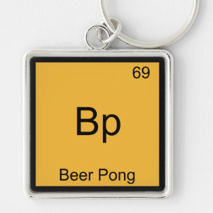 Llavero Bp - Beer Pong Camiseta divertida con símbolo de e
