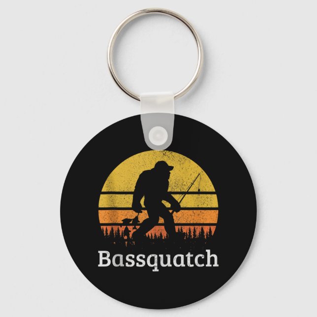 Llavero Bquatch Divertido B Pesca Sasquatch Pie Grande Vin (Anverso)