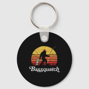 Llavero Bquatch! Divertido Bigfoot Pesca Exterior Retro