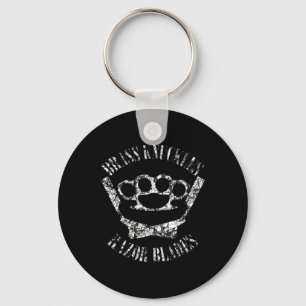 Llavero Br Knuckles Y Razor Blades - Boxing Y Barber T