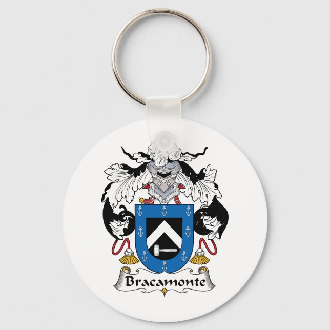 Llavero Bracamonte Family Crest (Anverso)