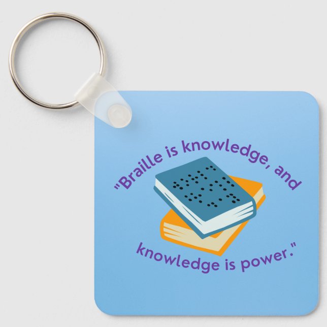 Llavero Braille (Anverso)