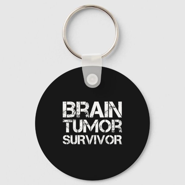 Llavero Brain Tumor Survivor For Brain Cancer Awareness Da (Anverso)