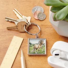 Llavero Brana Pinto Palomino Icelandic Watercolor