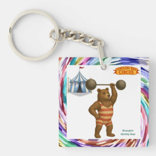Llavero Brandon, oso fuerte del circo
