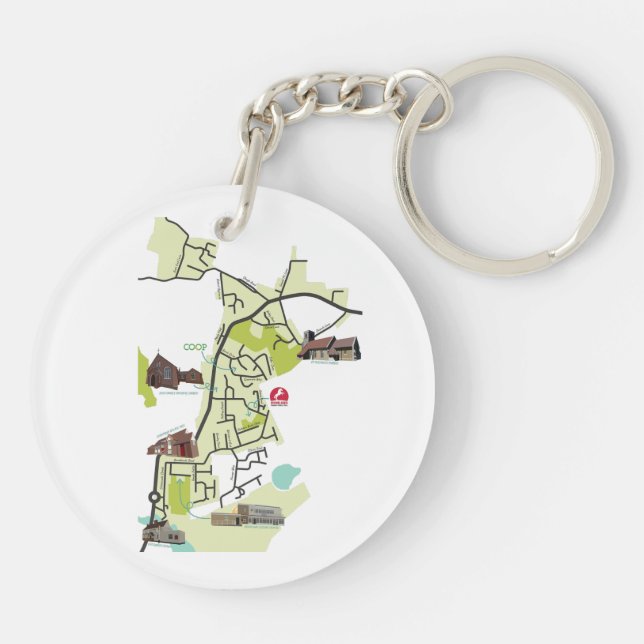 Llavero Brantham Acrylic Keychain (Atrás)