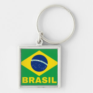 Llavero Brasil: Bandera brasileña