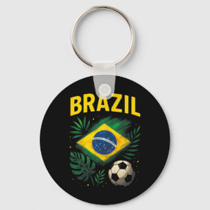 Llavero Brasil Bandera Brasileña Brasil Fútbol Fútbol