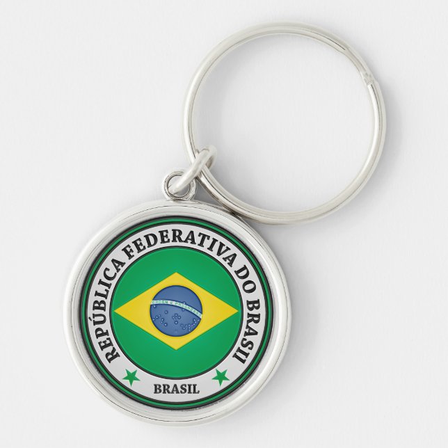 Llavero Brasil Round Emblem (Frente)