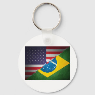 Llavero brasil y américa