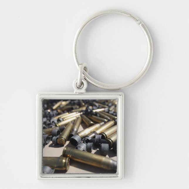 Llavero Brass gastado y enlaces desintegrados (Frente)