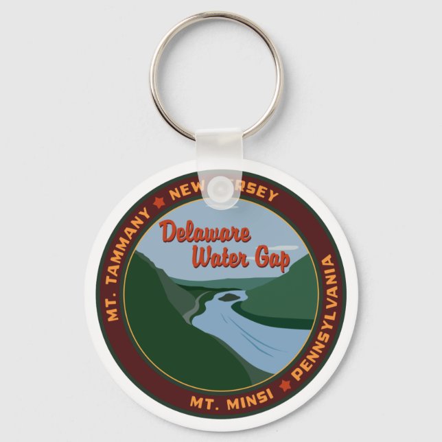 Llavero Brecha de agua de Delaware - Keychain (Anverso)