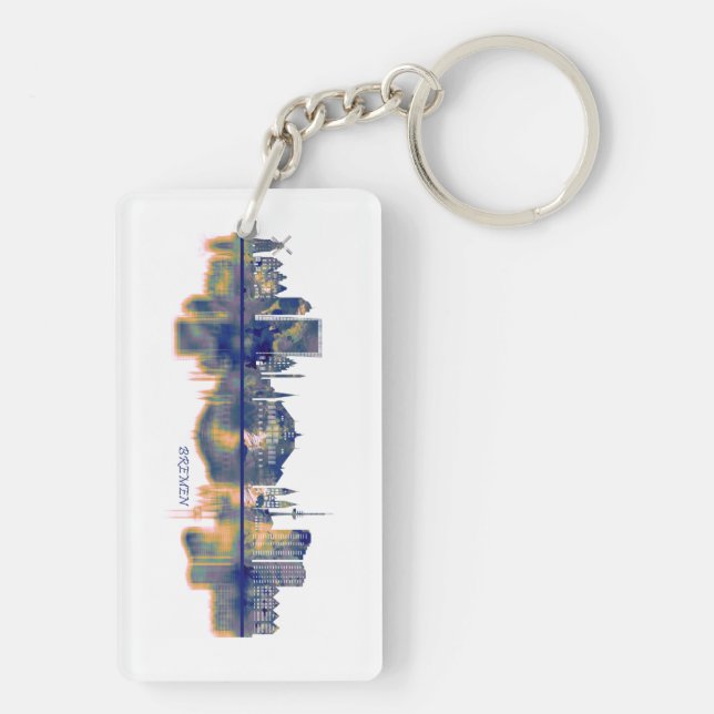 Llavero Bremen Skyline (Atrás)