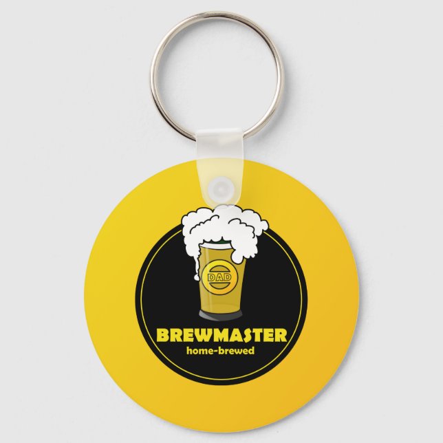 Llavero Brewmaster Beer papá hecho en casa (Anverso)