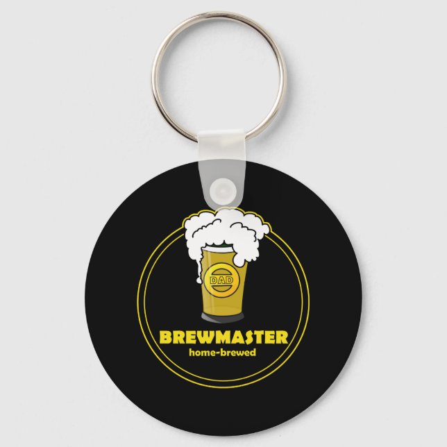 Llavero Brewmaster Beer papá hecho en casa (Anverso)