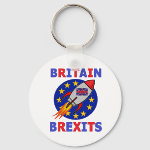 Llavero Brexit de la cadena de claves británicas