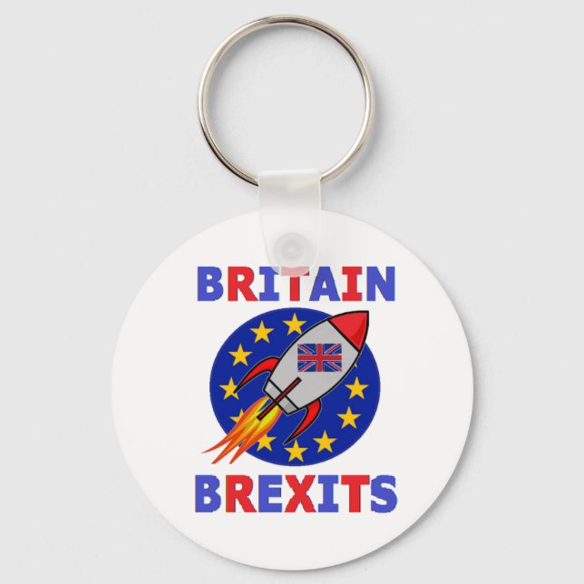 Llavero Brexit de la cadena de claves británicas (Anverso)