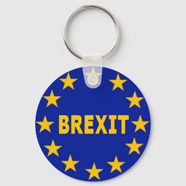 Llavero Brexit de la UE en cadena clave (Anverso)