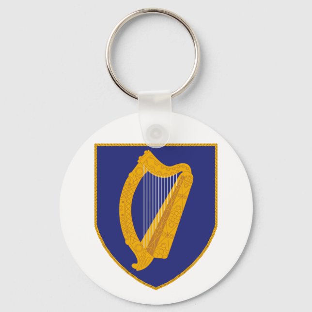 Llavero Brian Boru Harp - Símbolo de Irlanda (Anverso)