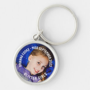 Llavero Brianna Cooke Miss botón Septiembre Anillo de tecl
