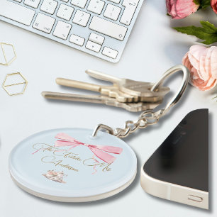 Llavero Bridal Shower Regency Elegbon Ribbon