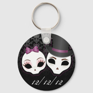 Llavero Bride & Groom Skullie (Violet)