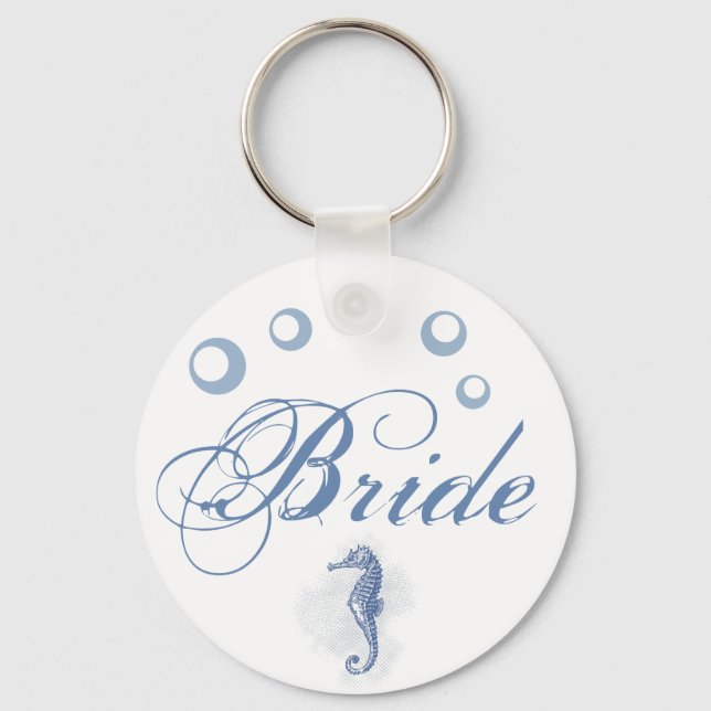 Llavero Bride Key Chain Seahorse Ocean Beach Water Vacatio (Anverso)