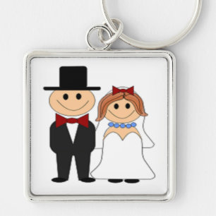LLAVERO BRIDE Y GROOM