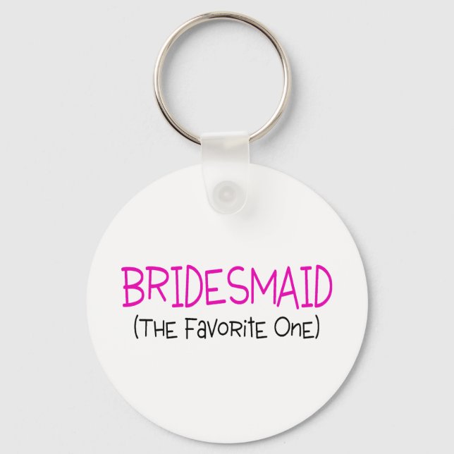 Llavero Bridesmaid The Favorite One (Anverso)