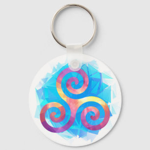 Llavero Bright breton triskel