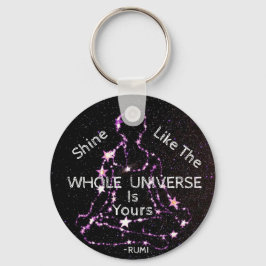 Llavero Brilla Como Todo El Universo Rumi