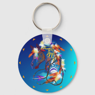 Llavero brillante del caballo