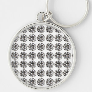 Llavero Brillante Diamante Redondo