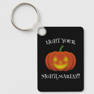 Llavero Brillante Jack-o'-Lantern - Enciende tus pesadilla
