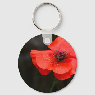 Llavero Brillante Red Poppy