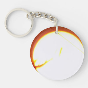 Llavero Brillo iluminado por luna: Keychain acrílico con l