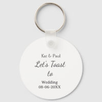 Brindemos por la boda nombre fecha simple pareja
