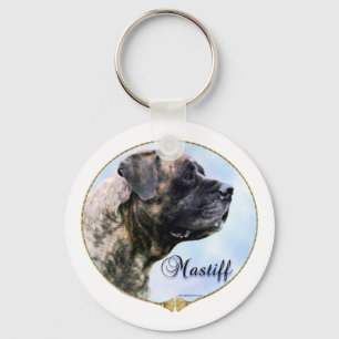 Llavero Brindle del retrato del mastín