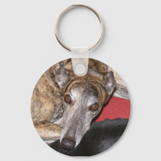 Llavero Brindle Greyhound