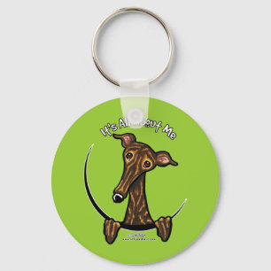 Llavero Brindle Greyhound IAAM