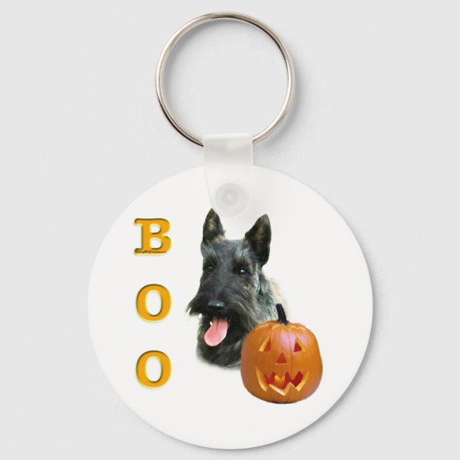 Llavero Brindle Scottish Terrier Boo (Anverso)