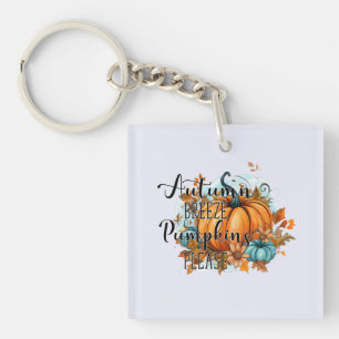 Llavero Brisa otoñal, calabazas, por favor - Cosmoquetas b