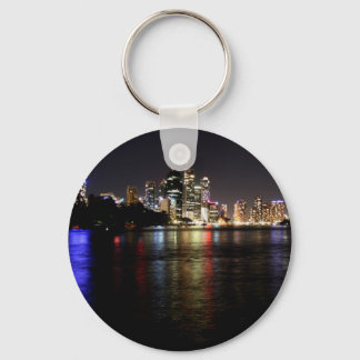 Llavero Brisbane de noche