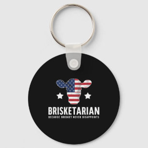 Llavero Brisketarian Brisket Bbq adora gracioso humor Byrb